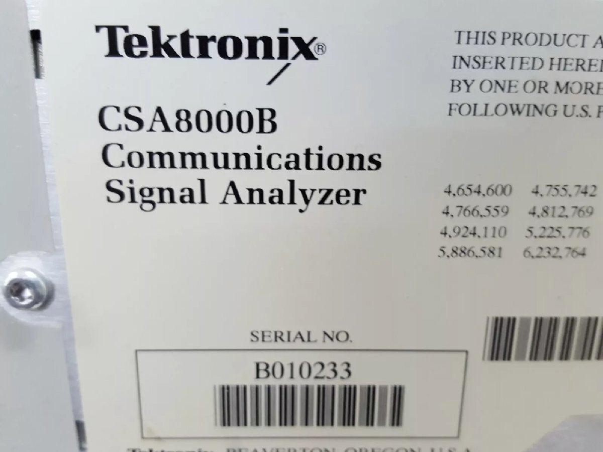 Tektronix CSA8000B Communications Signal Analyzer [g1163953737]