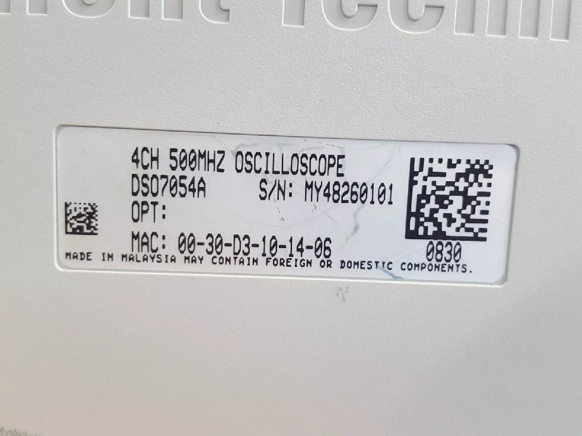 Agilent DSO7054A Digital Oscilloscope 500MHz 4GSa/s 4CH [l1164060172]
