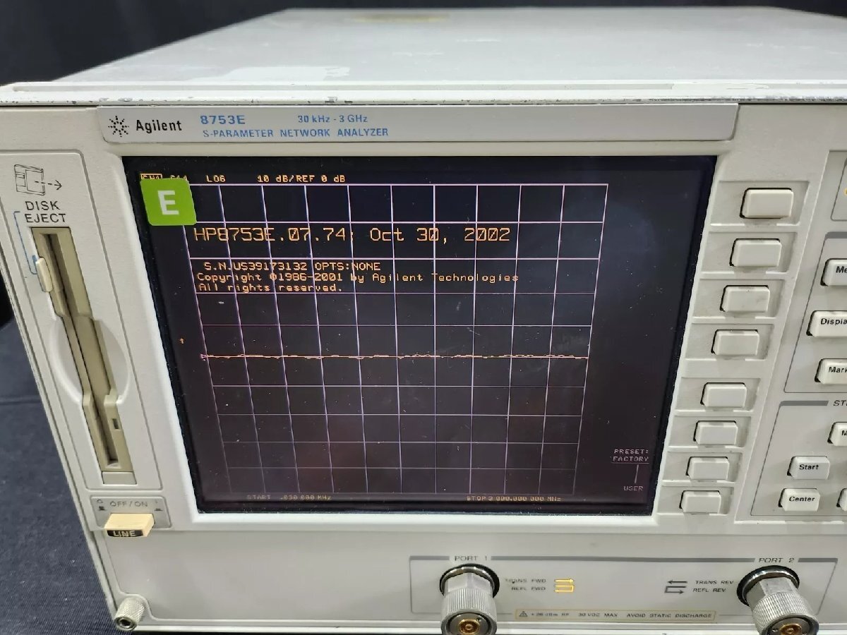 Agilent 8753E RF Network Analyzer 30kHz-3GHz [q1164090296]