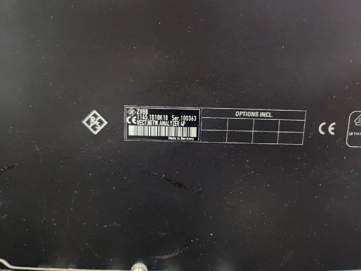 R&S ZVB8 Vector Network Analyzer 300kHz - 8GHz [q1164099487]