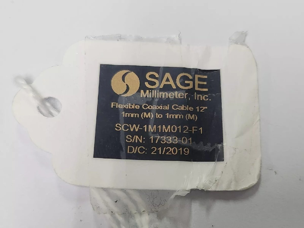 SAGE ERAVANT SCW-1212012-F1 Flexible Waveguide Cable 60-90GHz [v1164142768]