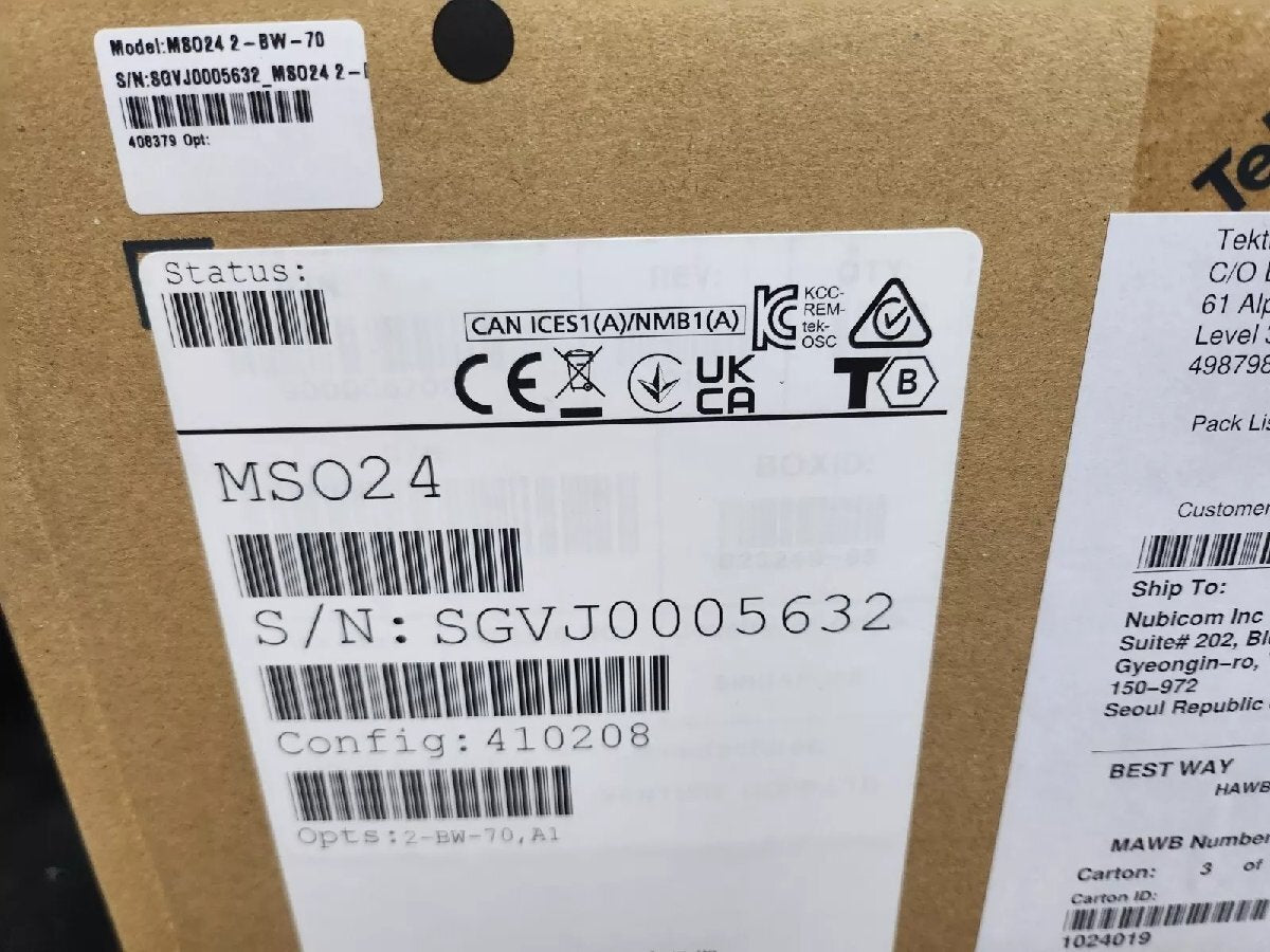 Tektronix MSO24 Mixed Signal Oscilloscope 2-BW-70 70MHz [c1164125438]