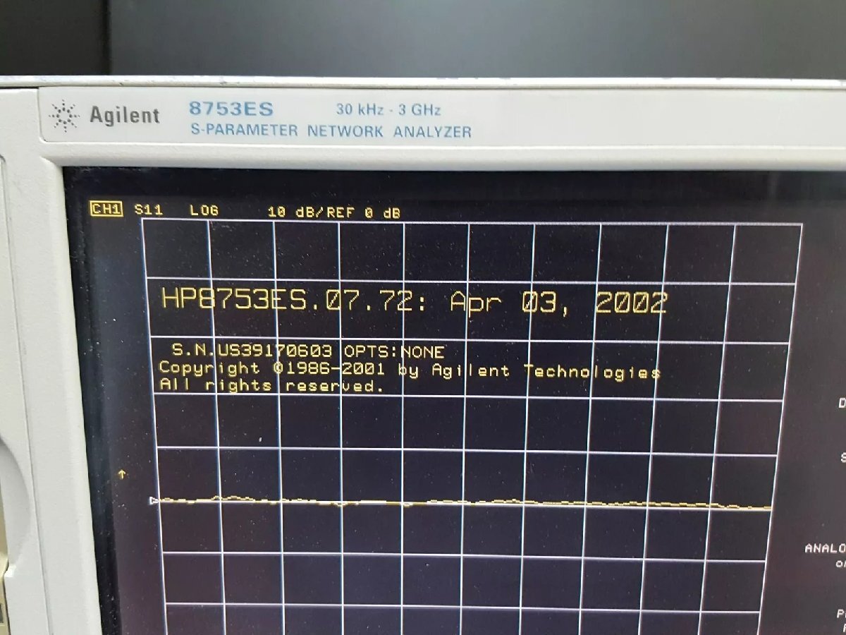 Agilent 8753ES S-Parameter Network Analyzer 3GHz [x1164253219]