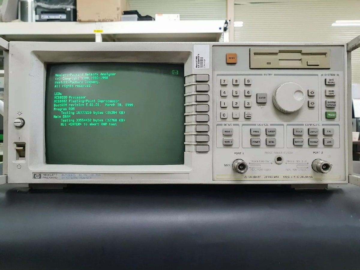 HP 8714ES RF Network Analyzer 300kHz-3GHz [b1164275003]