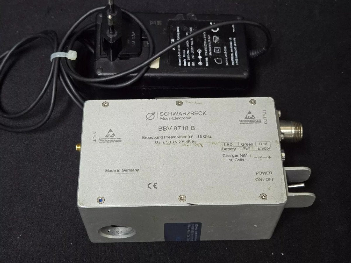 Schwarzbeck BBV9718B Broadband Preamplifier 0.5-18GHz (for parts or not working) [m1164273474]
