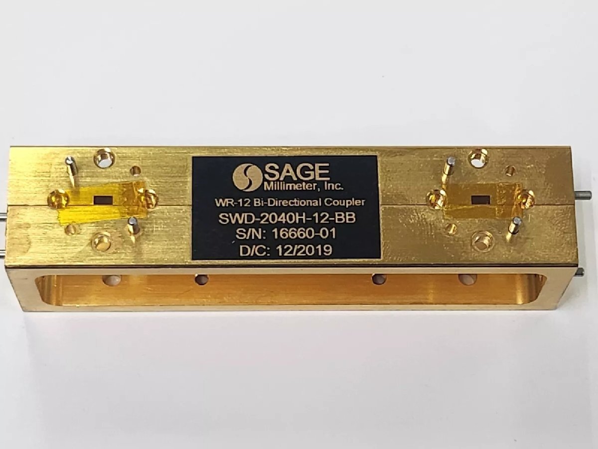 SAGE SWD-2040H-12-BB 4-Port Bi-Directional Directional Coupler 60-90GHz [s1164638759]