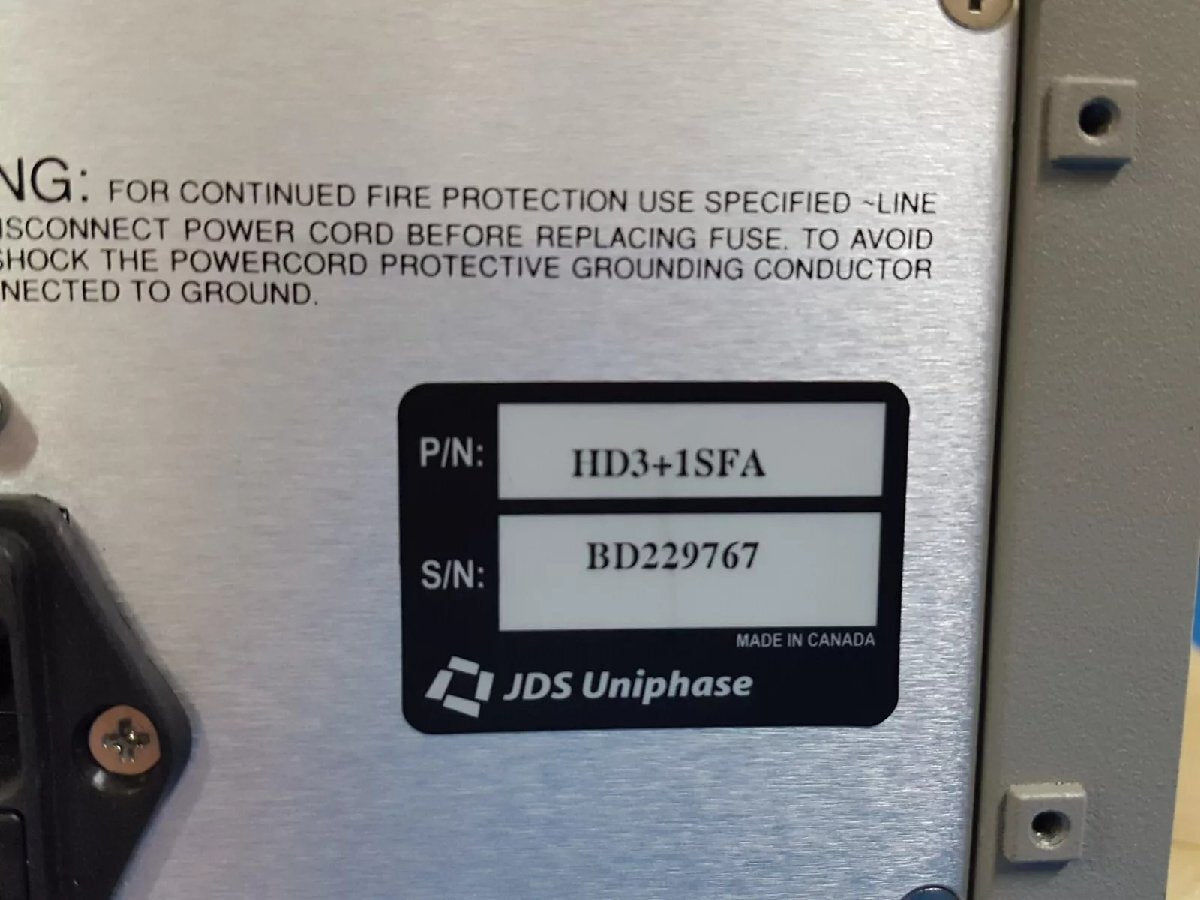 JDS Uniphase JDSU HD3+1SFA Optical Delay [p1164771939]