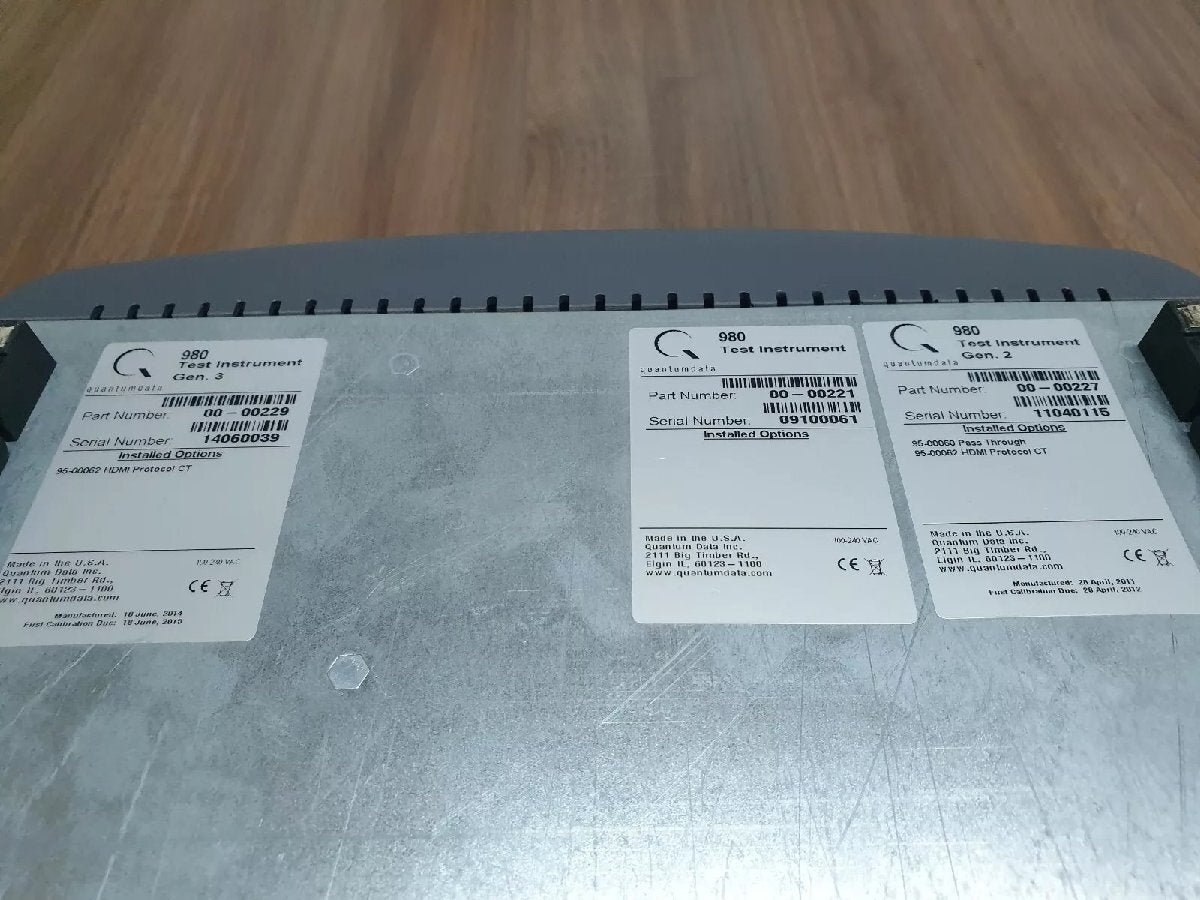 Quantum Data 980 Instrument HDMI Protocol CT + Gen 2 + Gen 3 (as-is) [k1164907108]