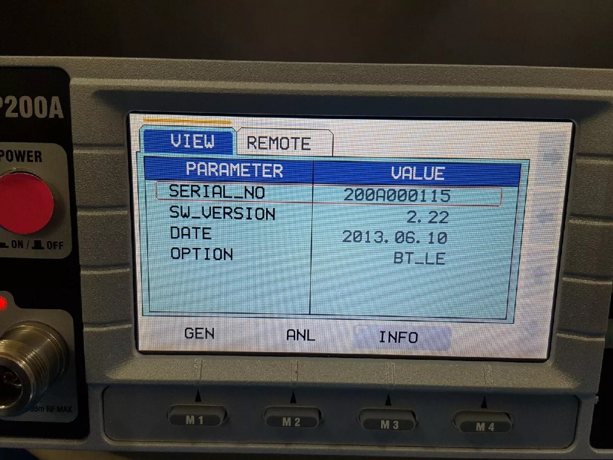 Tescom MTP200A Wi-Fi Manufacturing Tester Opt. BT_LE [j1164944927]