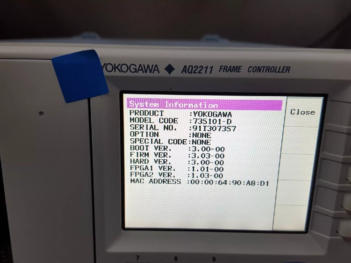 Yokogawa AQ2211 Frame Controller 3 Slots [t1164972964]