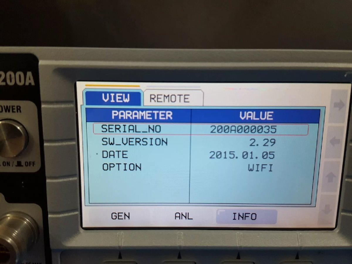 Tescom MTP200A Wi-Fi Manufacturing Tester Opt. WIFI [g1165115988]