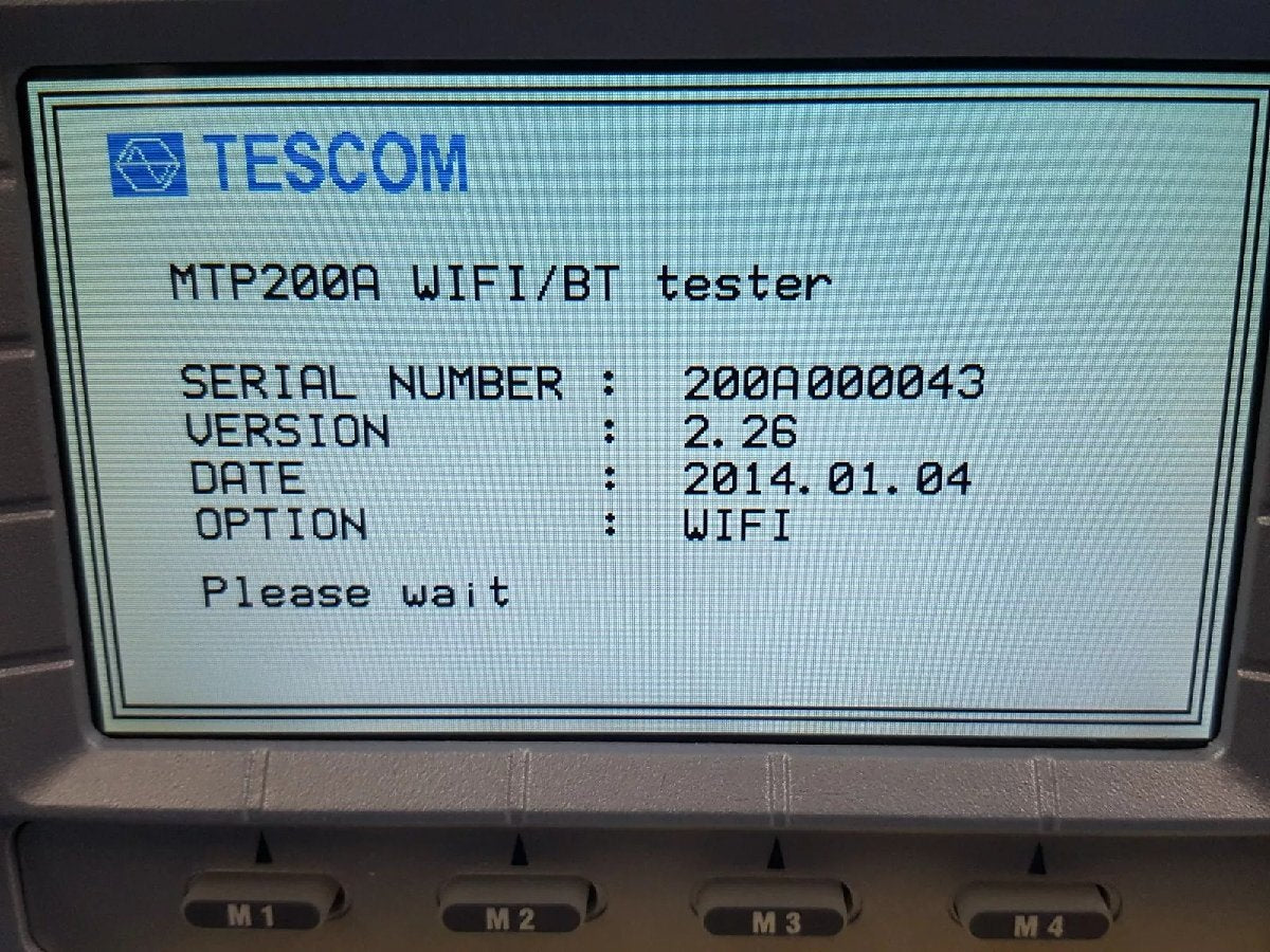 Tescom MTP200A Wi-Fi Manufacturing Tester Opt. WIFI [f1165112873]