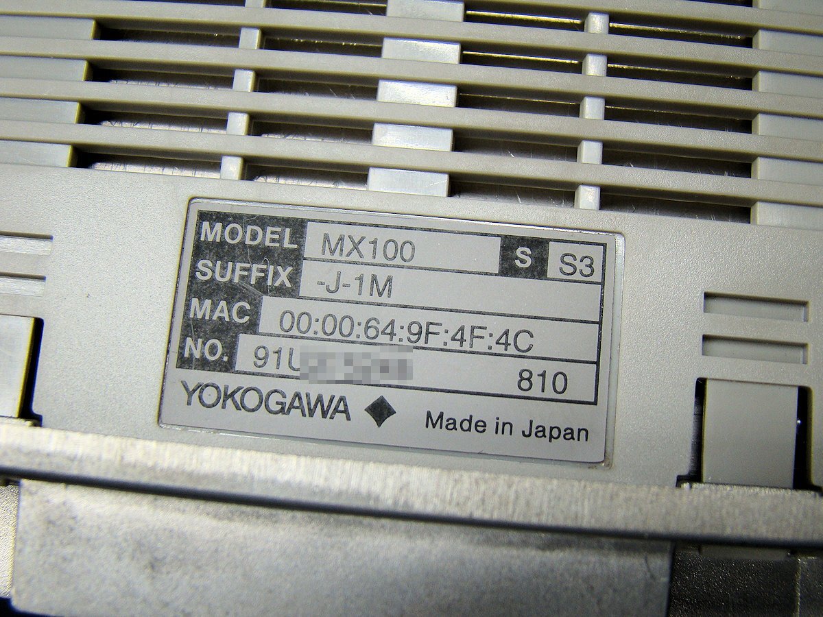 Yokogawa MX100 DAQMASTER Data Acquisition Unit [x1165265672]