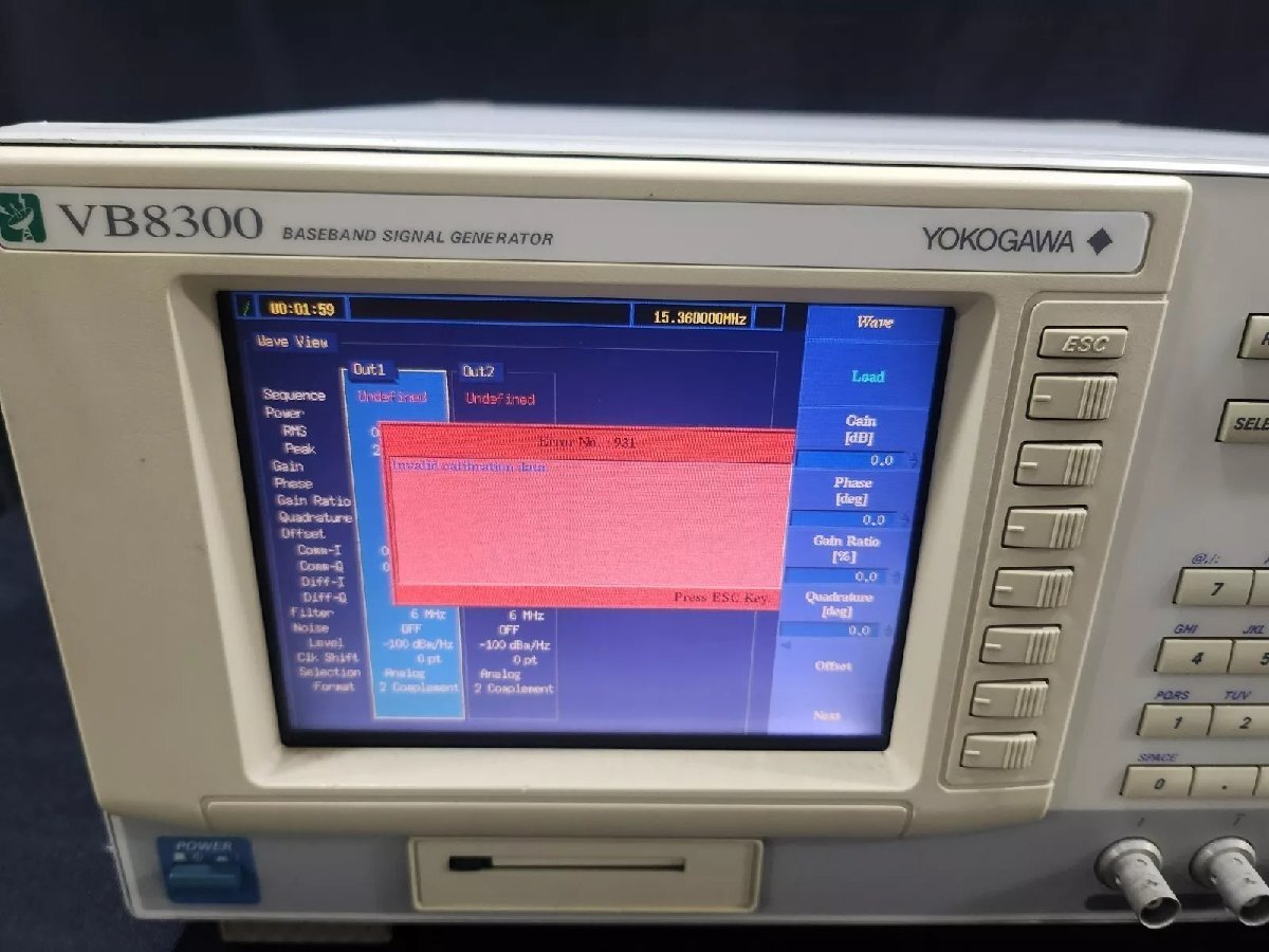 Yokogawa VB8300 Baseband Signal Generator (as-is) [v1165285547]