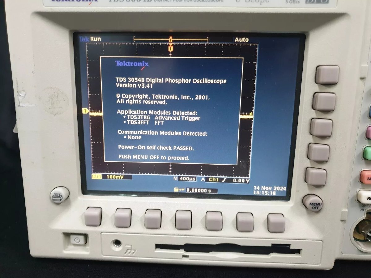 Tektronix TDS3054B Digital Oscilloscope 500MHz 4CH 5GS/s [e1165279940]