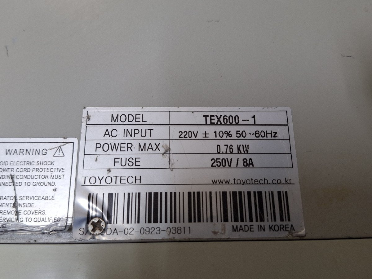Toyotech TEX600-1 Programmable DC Power Supply [p1168487925]