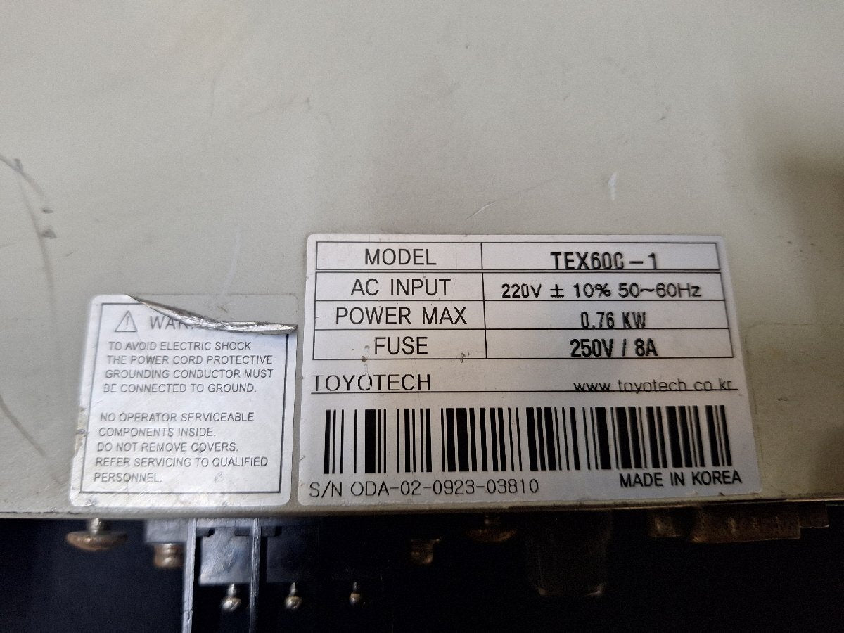 Toyotech TEX600-1 Programmable DC Power Supply [q1168490097]