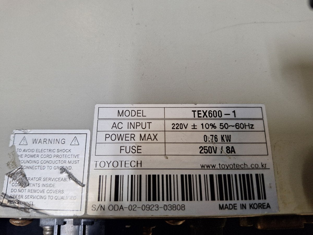 Toyotech TEX600-1 Programmable DC Power Supply [e1168497762]