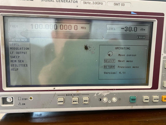 Rohde & Schwarz SMT03 Signal Generator 5kHz-3GHz [h1169158974]