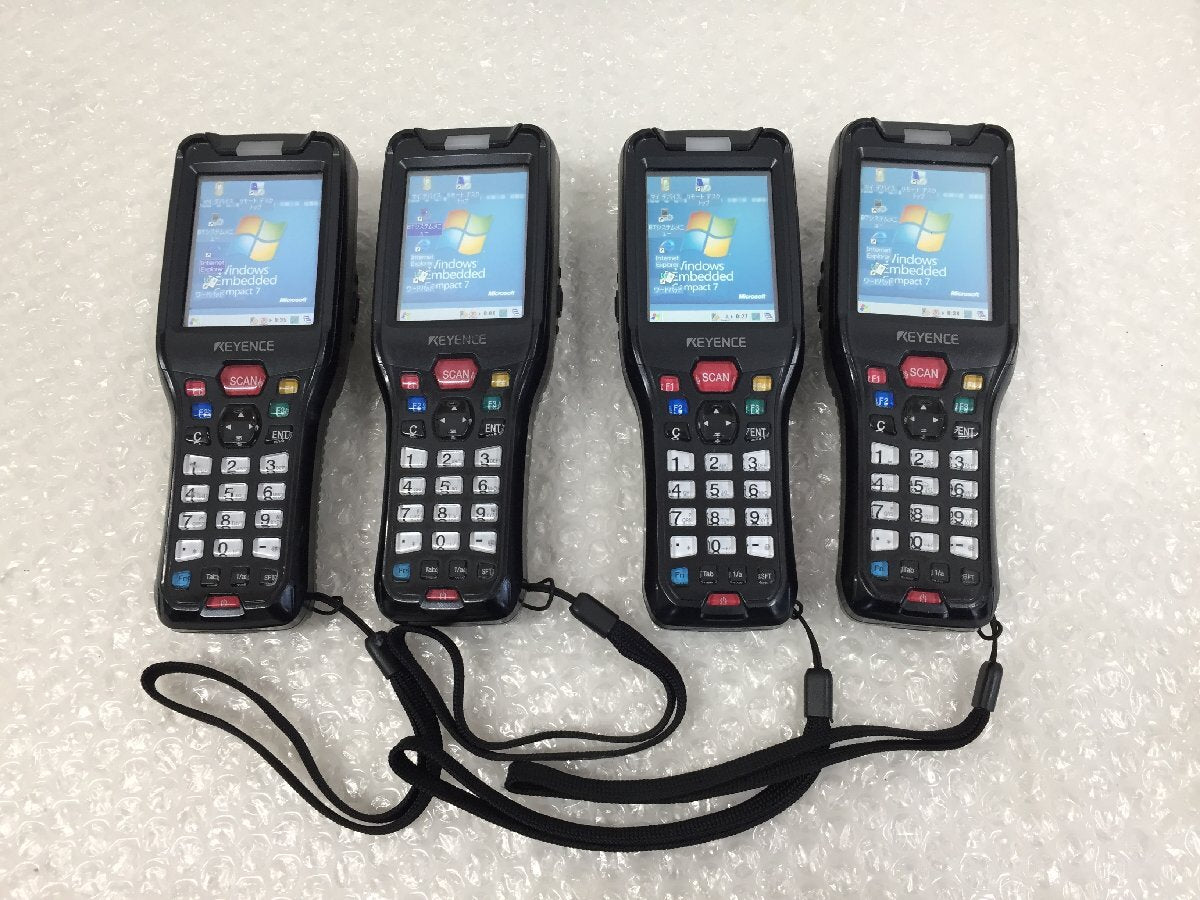 KEYENCE BT-W200 Barcode Reader Handy Terminal Set of 4 [b1169603202]