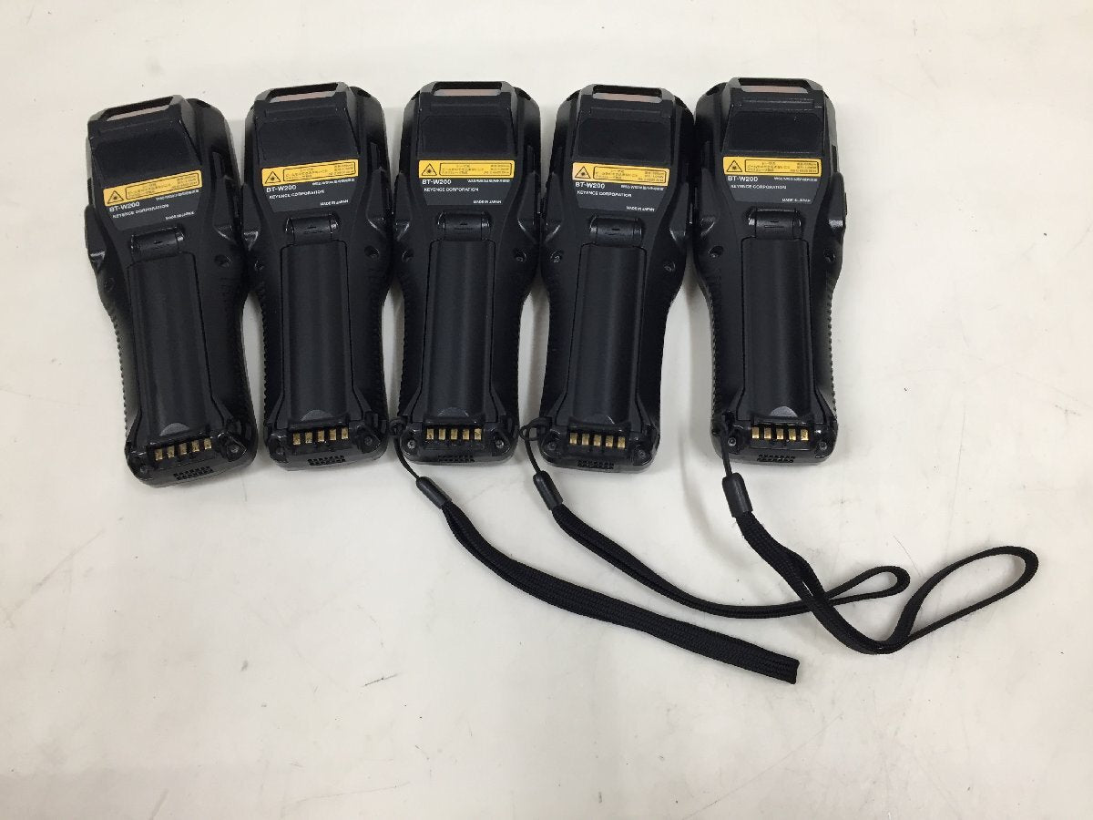 KEYENCE BT-W200 Barcode Reader Handy Terminal Set of 5 [v1170007150]
