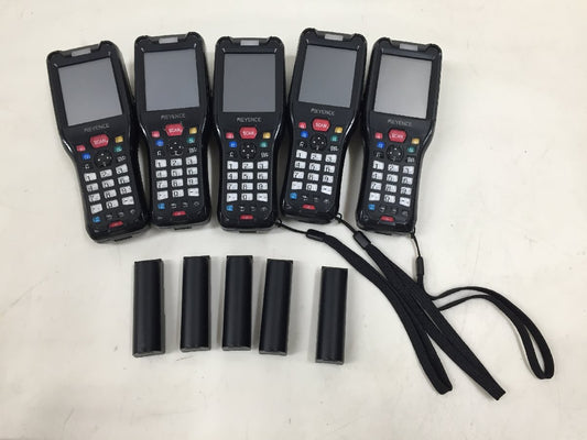 KEYENCE BT-W200 Barcode Reader Handy Terminal Set of 5 [v1170007150]