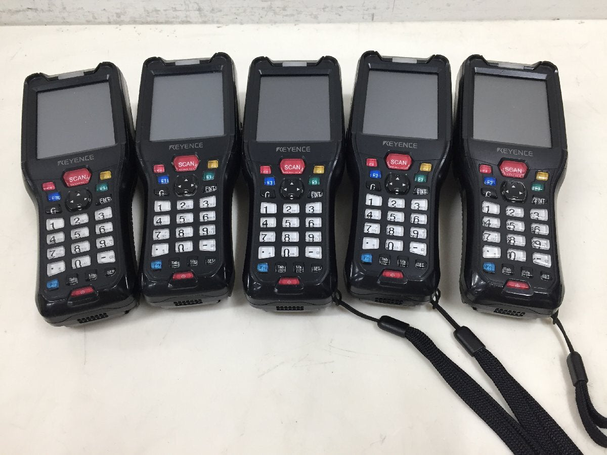 KEYENCE BT-W200 Barcode Reader Handy Terminal Set of 5 [v1170007150]