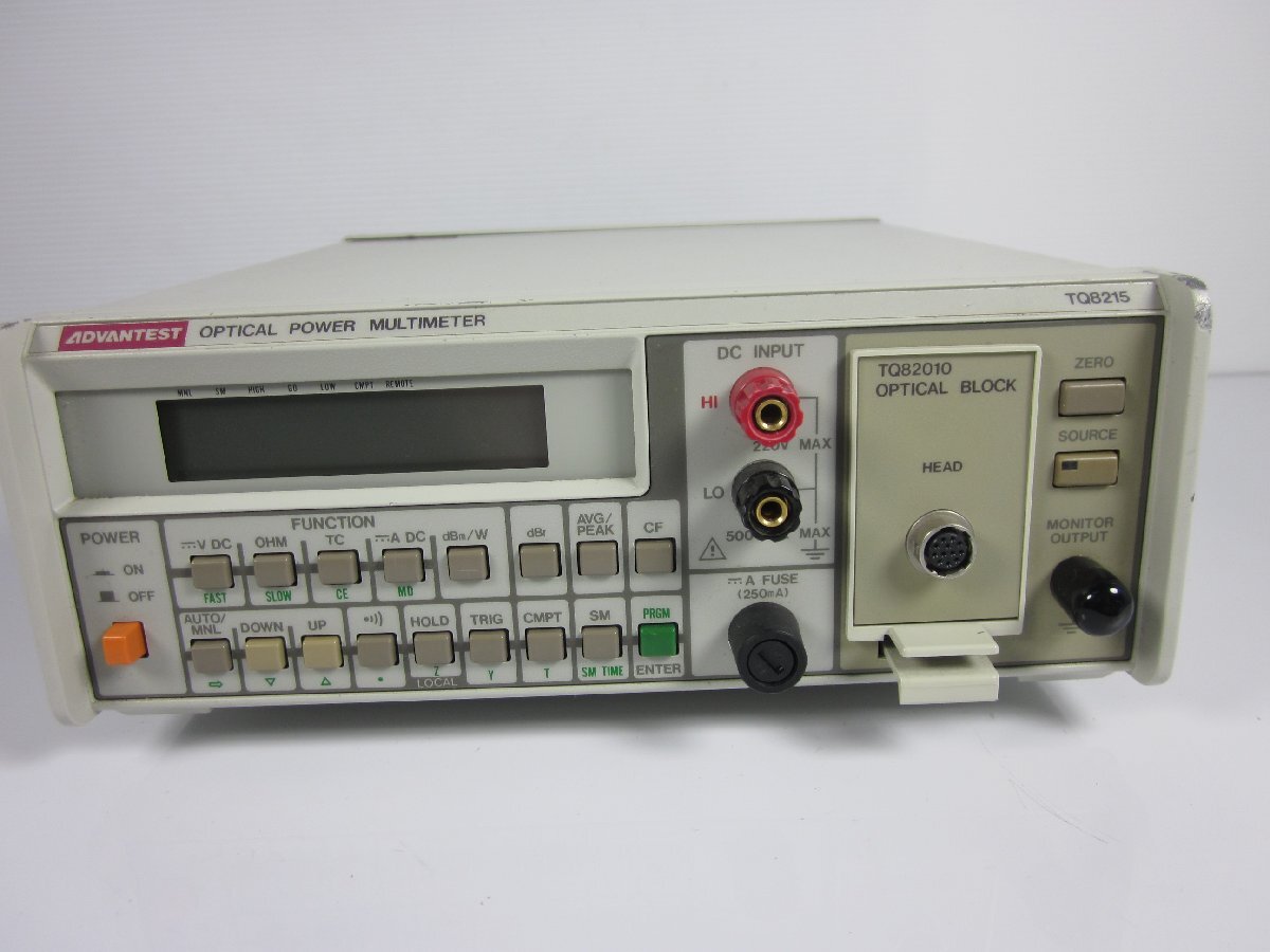 Advantest TQ8215 Optical Power Meter 4.5 Digits 19.999mV to 199.99V [n1170367025]