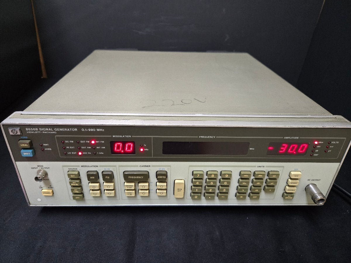 HP 8656B Signal Generator 0.1 - 990MHz [d1170608513]
