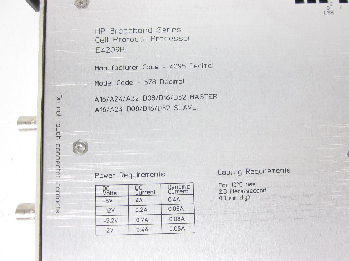 CellProkotor E4209B Processor HP Hewlett Packard ATM/F4 F5 OAM/AAL1 x04400 [d1170638897]