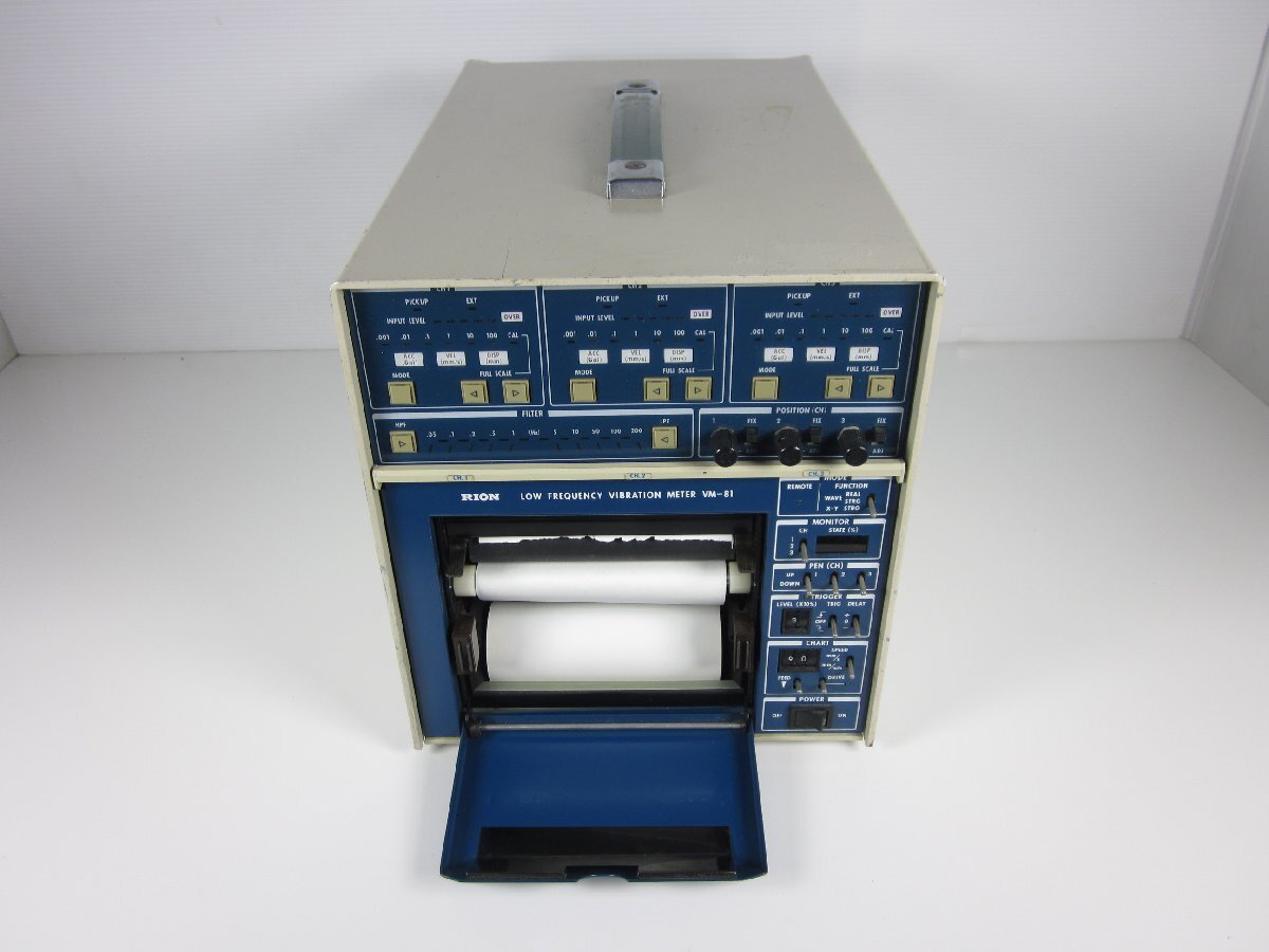 Rion VM-81 Low-Frequency Microvibration Meter 3ch Recording Paper Width 114mm [x1170633330]