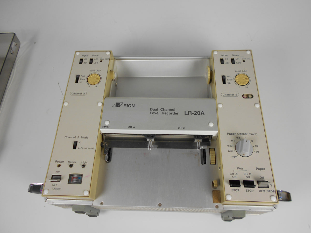 Rion LR-20A Level Recorder 2ch Noise Vibration Dust Measuring Device [n1170636056]
