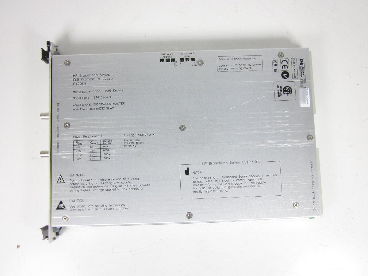 CellProkotor E4209B Processor HP Hewlett Packard ATM/F4 F5 OAM/AAL1 x04400 [d1170638897]