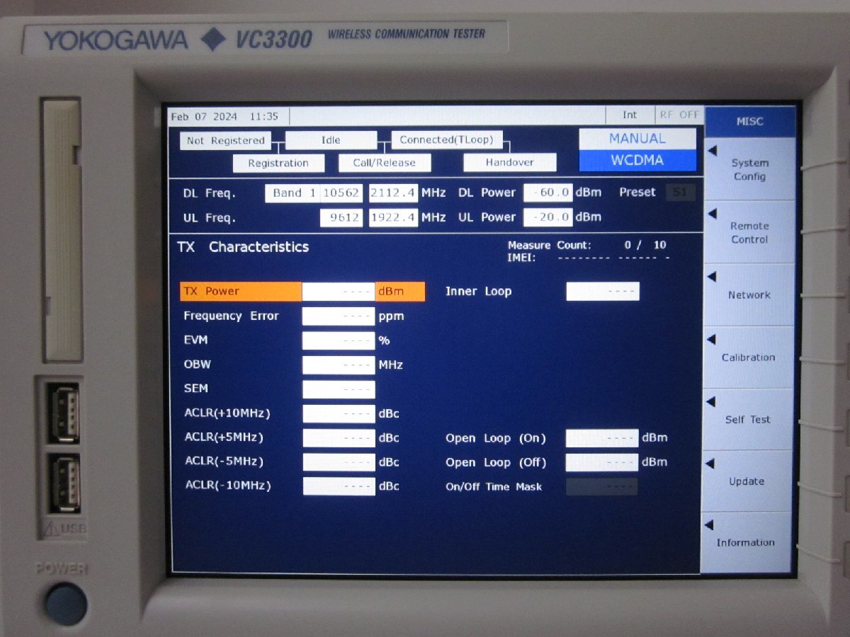 Yokogawa VC3300 Wireless Tester WCDMA Frequency 800MHz to 1GHz 1.7 to 2.4GHz [m1170626247]