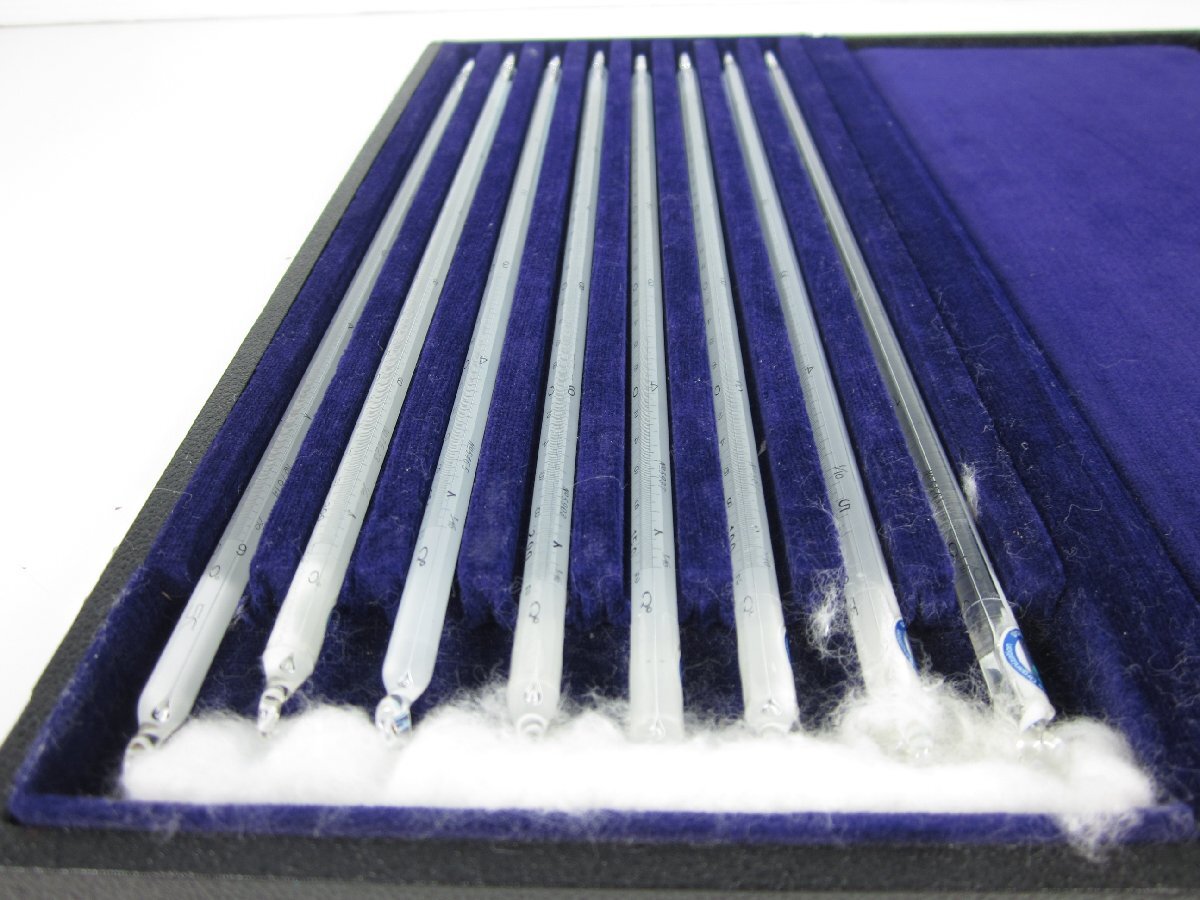 Sato 0020-10 Glass Thermometers Set of 8 Weather Observation Instrument [p1170629893]