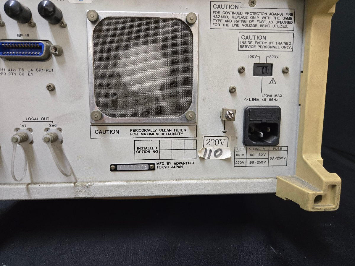 Advantest R4131A Spectrum Analyzer 10kHz-3.5GHz (as-is) [m1170645592]