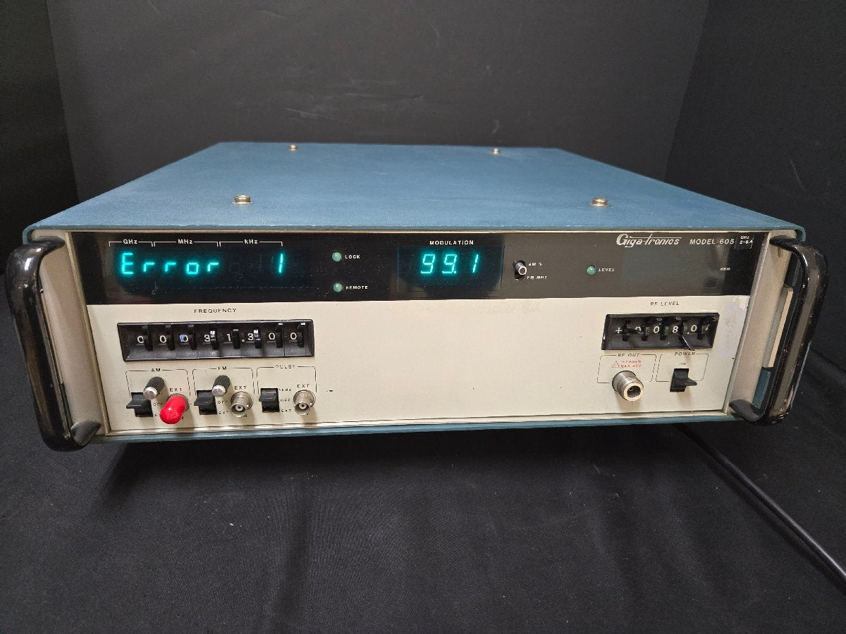 Giga-tronics Model 605 Signal Generator (as-is) [g1170676014]