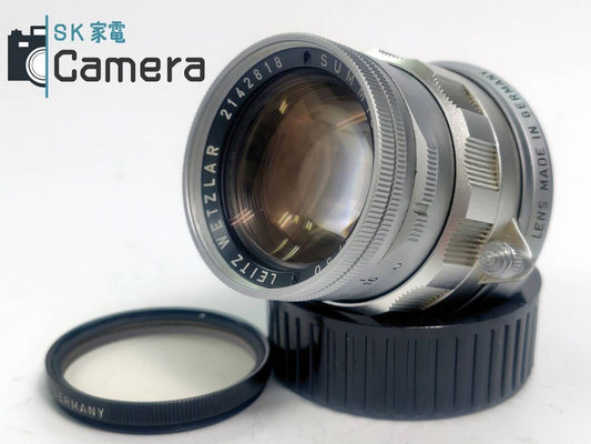 LEITZ WETZLAR SUMMICRON 50mm F2 Lens [q1172062717]