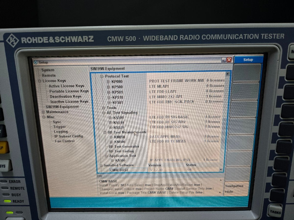 R&S CMW500 Wideband Radio Communication Tester [x1172212694]
