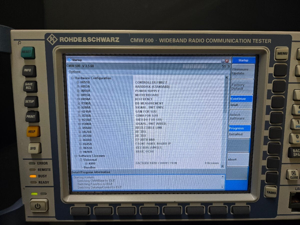 R&S CMW500 Wideband Radio Communication Tester [f1172220690]