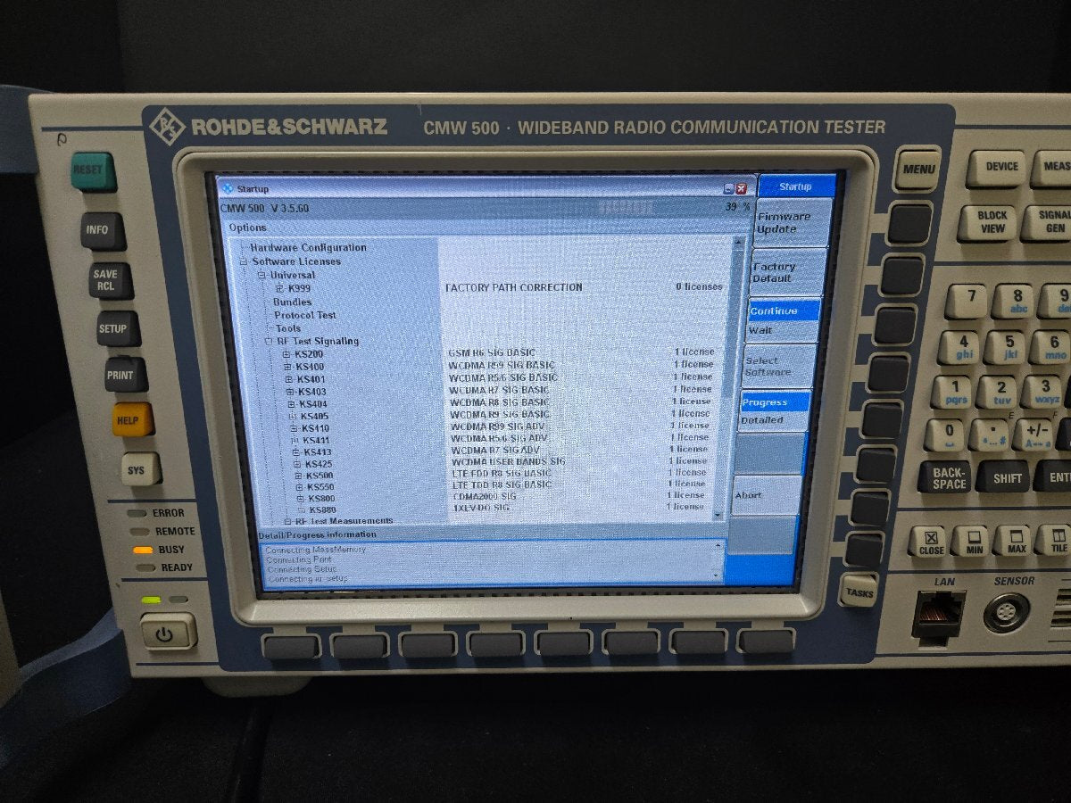 R&S CMW500 Wideband Radio Communication Tester [f1172220690]