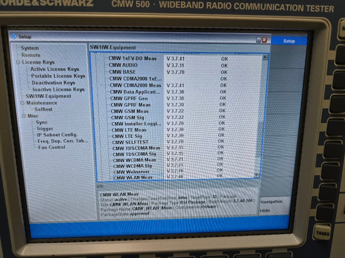 R&S CMW500 Wideband Radio Communication Tester [u1172240937]