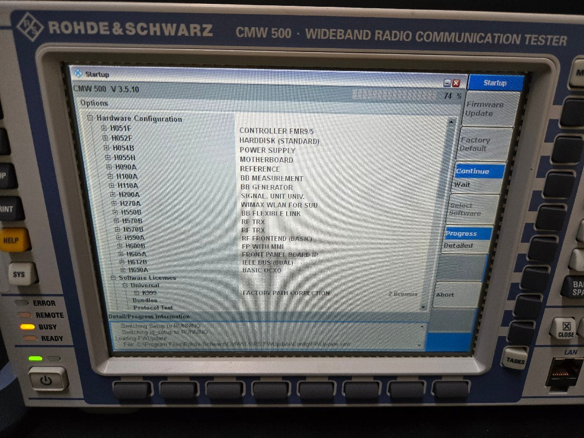 NBC R&S CMW500 Wideband Radio Communication Tester [k1172222774]