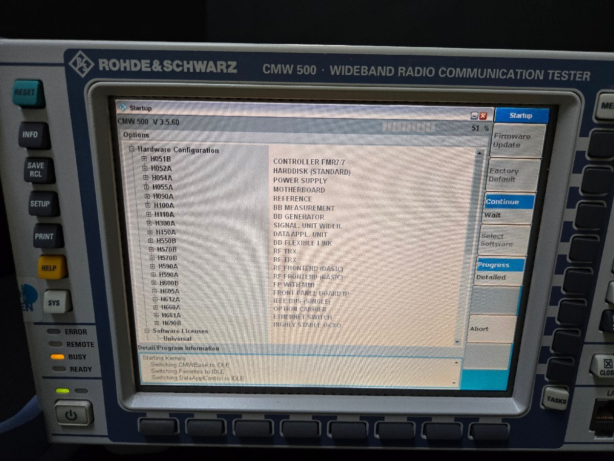 NBC R&S CMW500 Wideband Radio Tester [b1172239044]