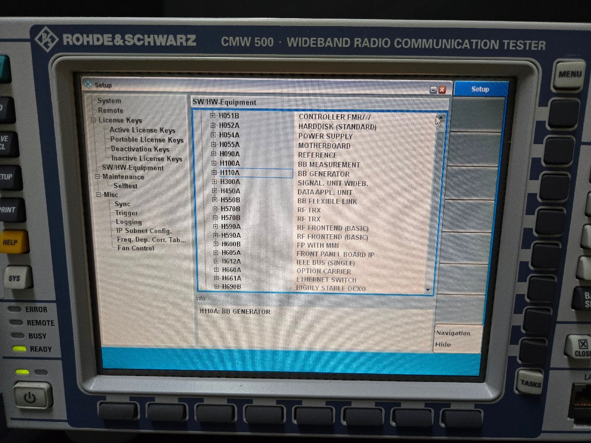 NBC R&S CMW500 Wideband Radio Tester [b1172239044]