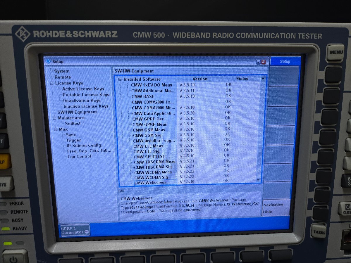 NBC R&S CMW500 Wideband Radio Communication Tester [k1172225130]