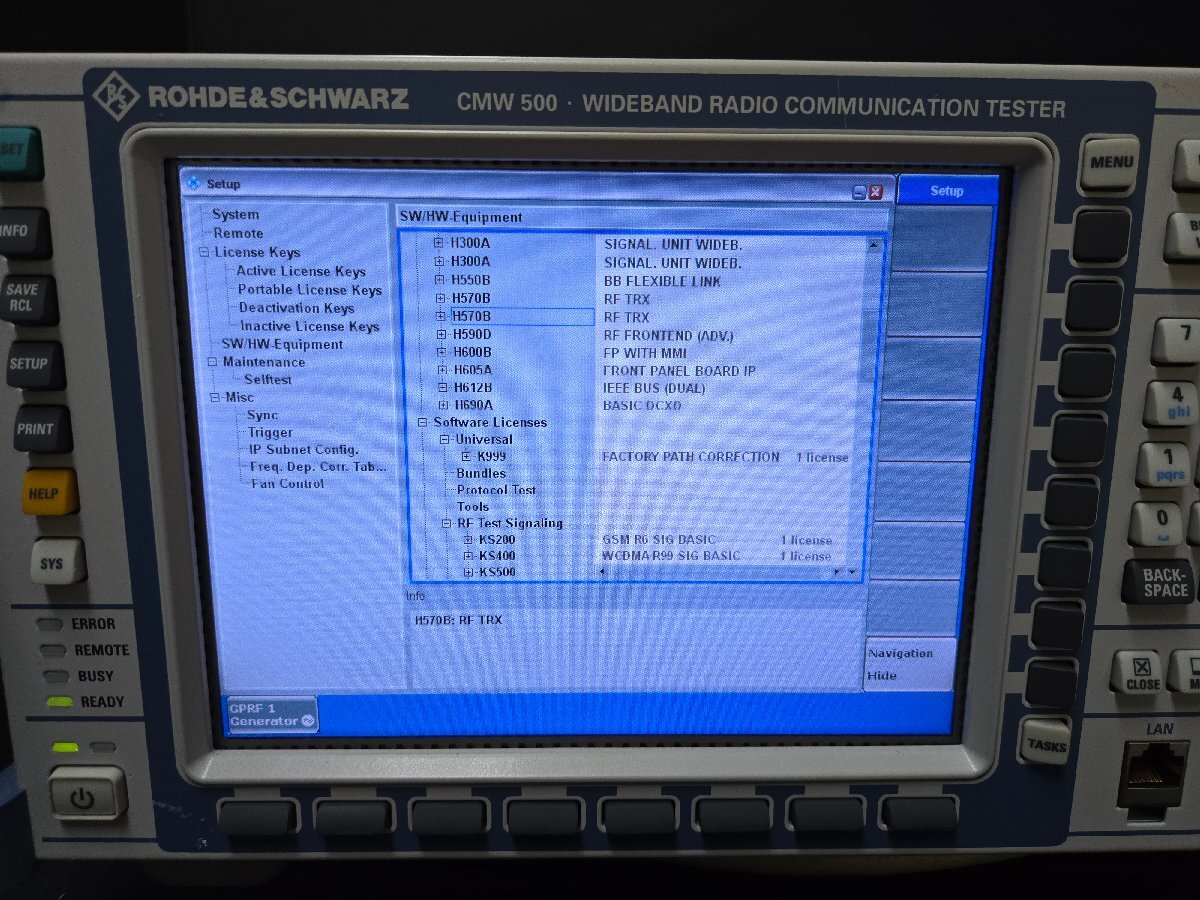 NBC R&S CMW500 Wideband Radio Communication Tester [k1172225130]