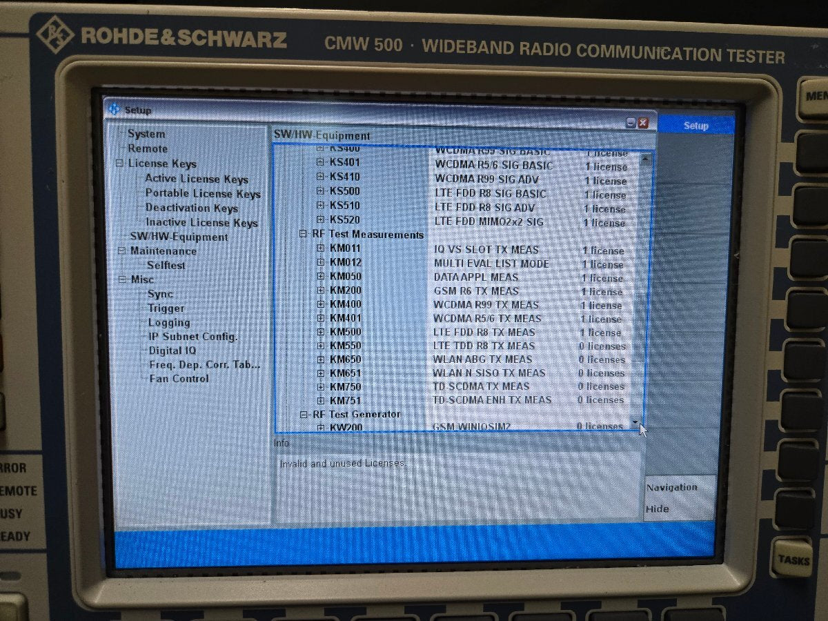 NBC R&S CMW500 Radio Communication Tester [d1172236386]