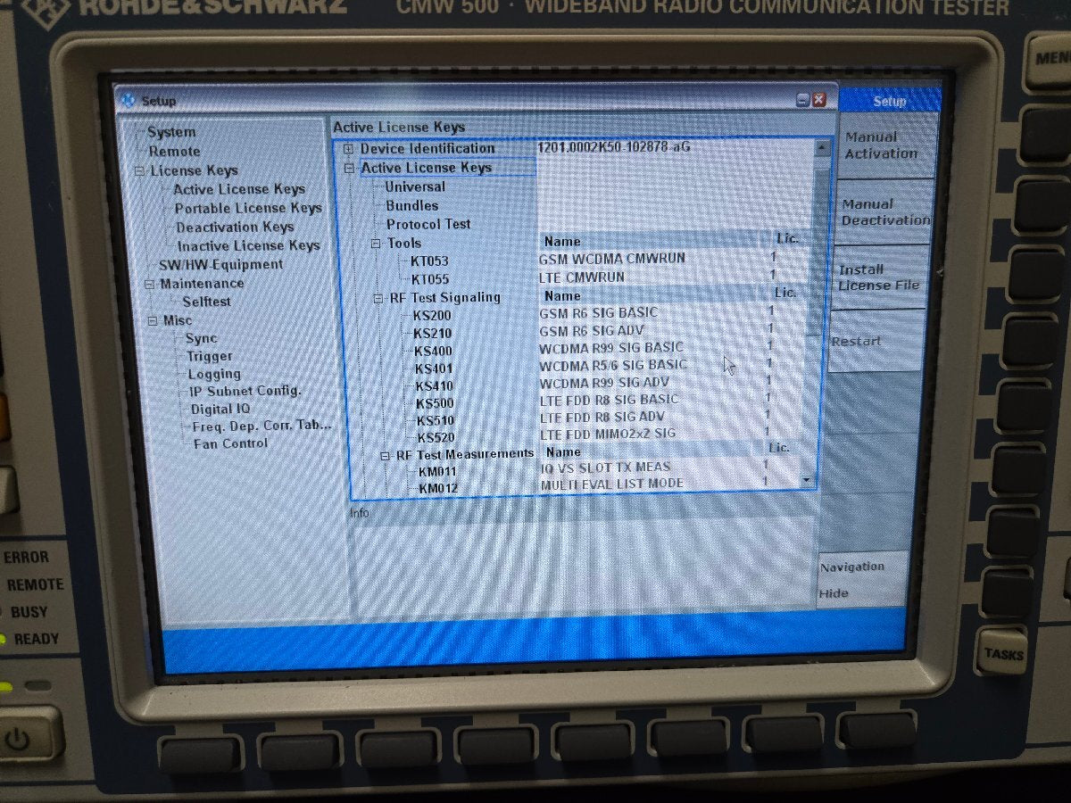 NBC R&S CMW500 Radio Communication Tester [d1172236386]