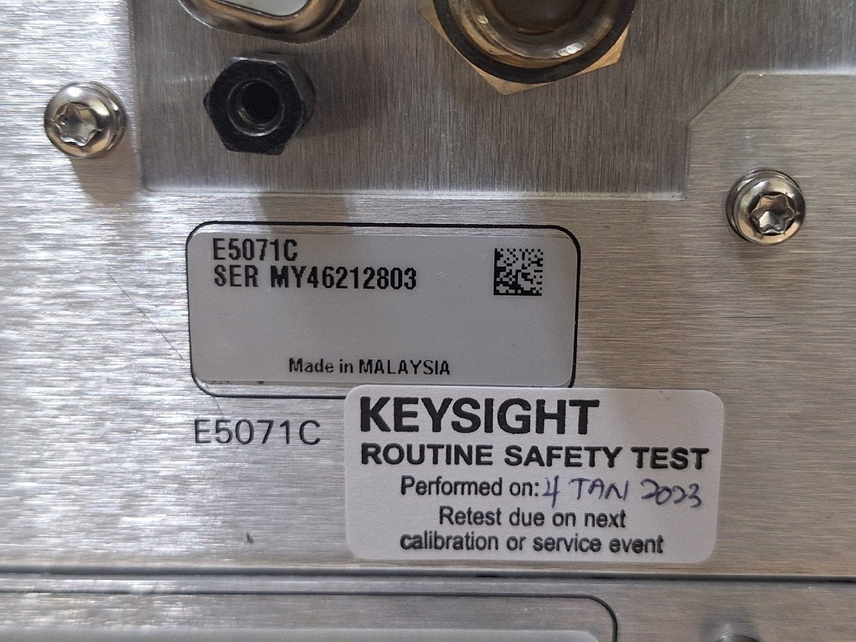 Agilent E5071C Network Analyzer 9kHz-8.5GHz [r1172306796]